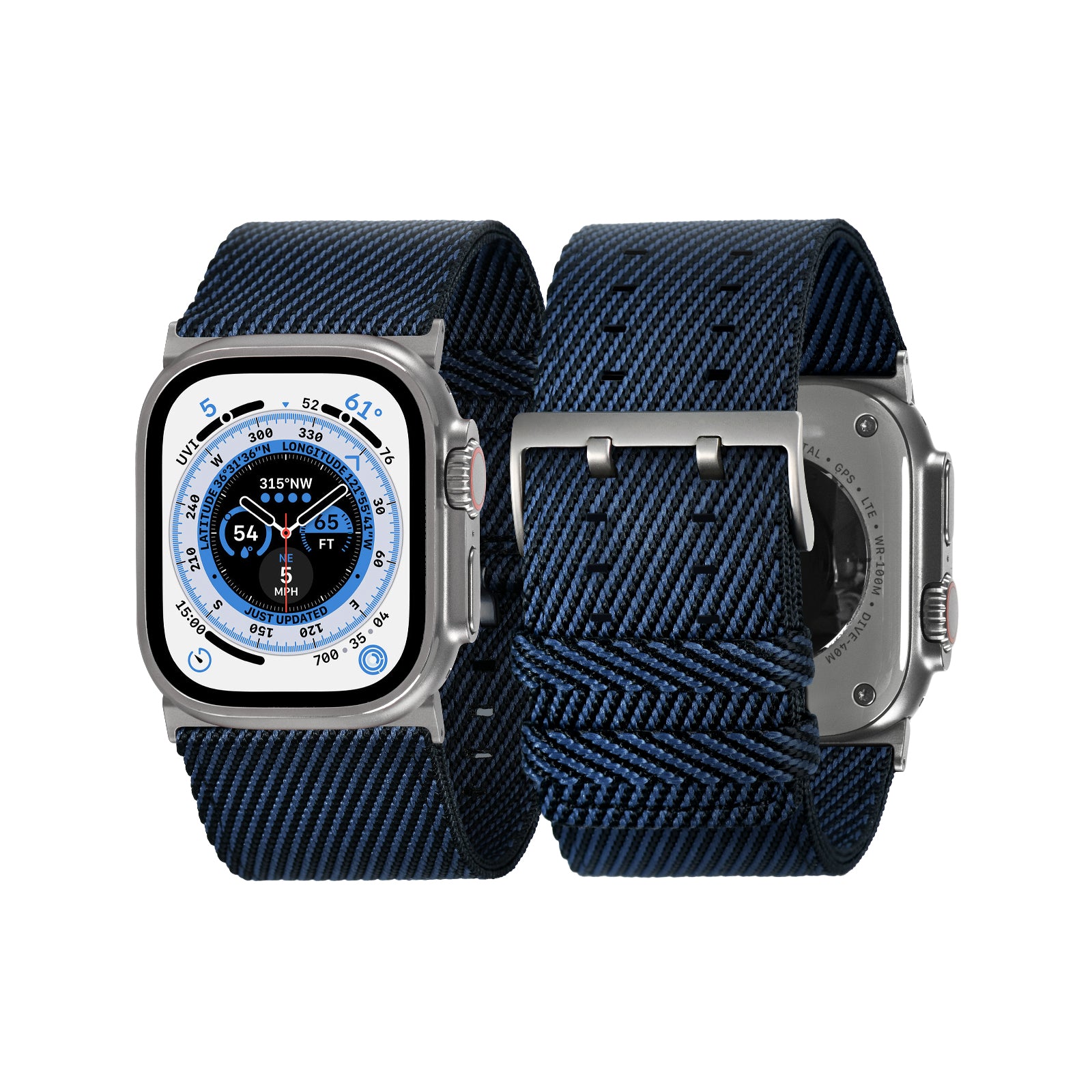 Tefeca Dual Series Replacement Watch Band Compatible with Apple Watch/
