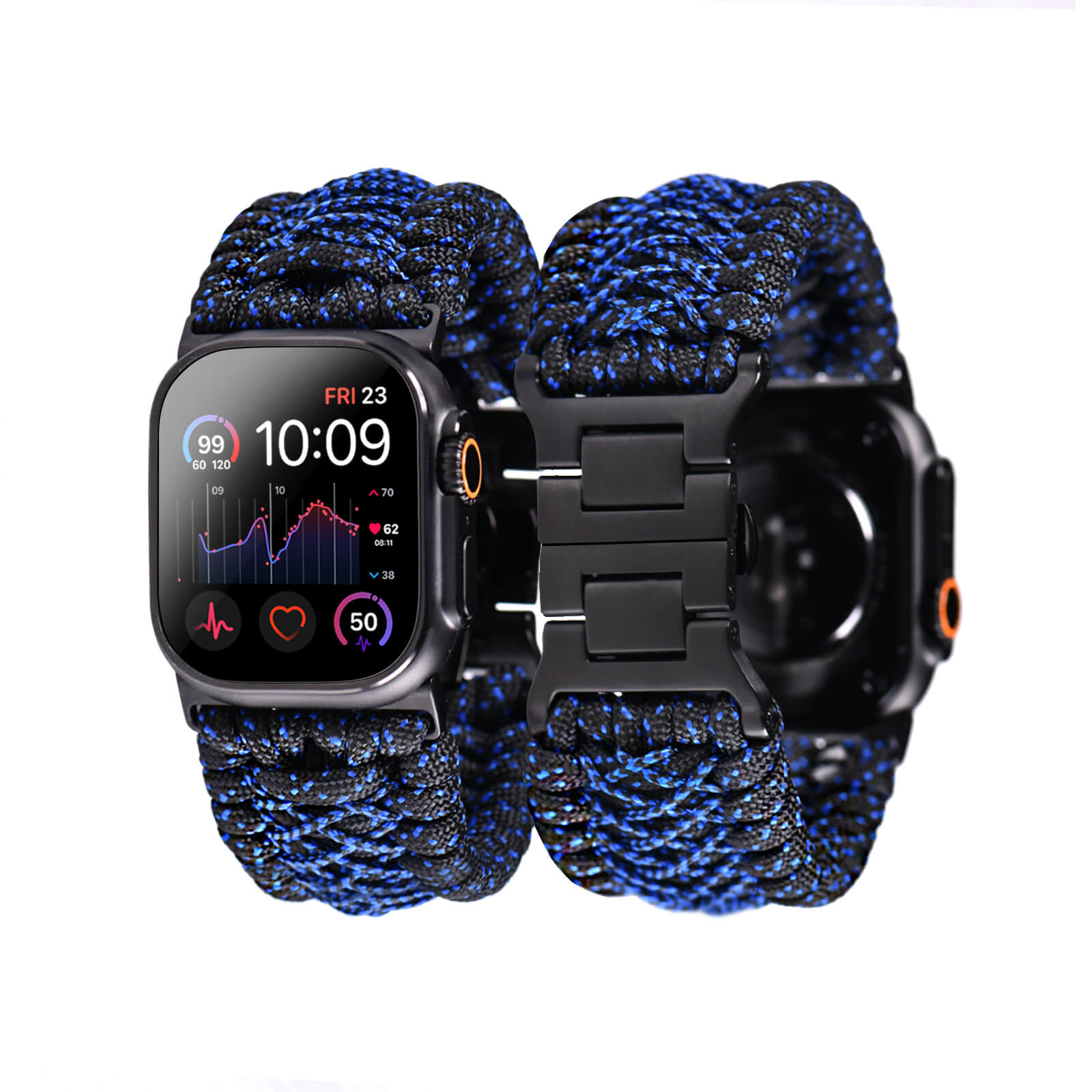 Tefeca Titan Series Paracord Band Compatible with Apple Watch ( Univer