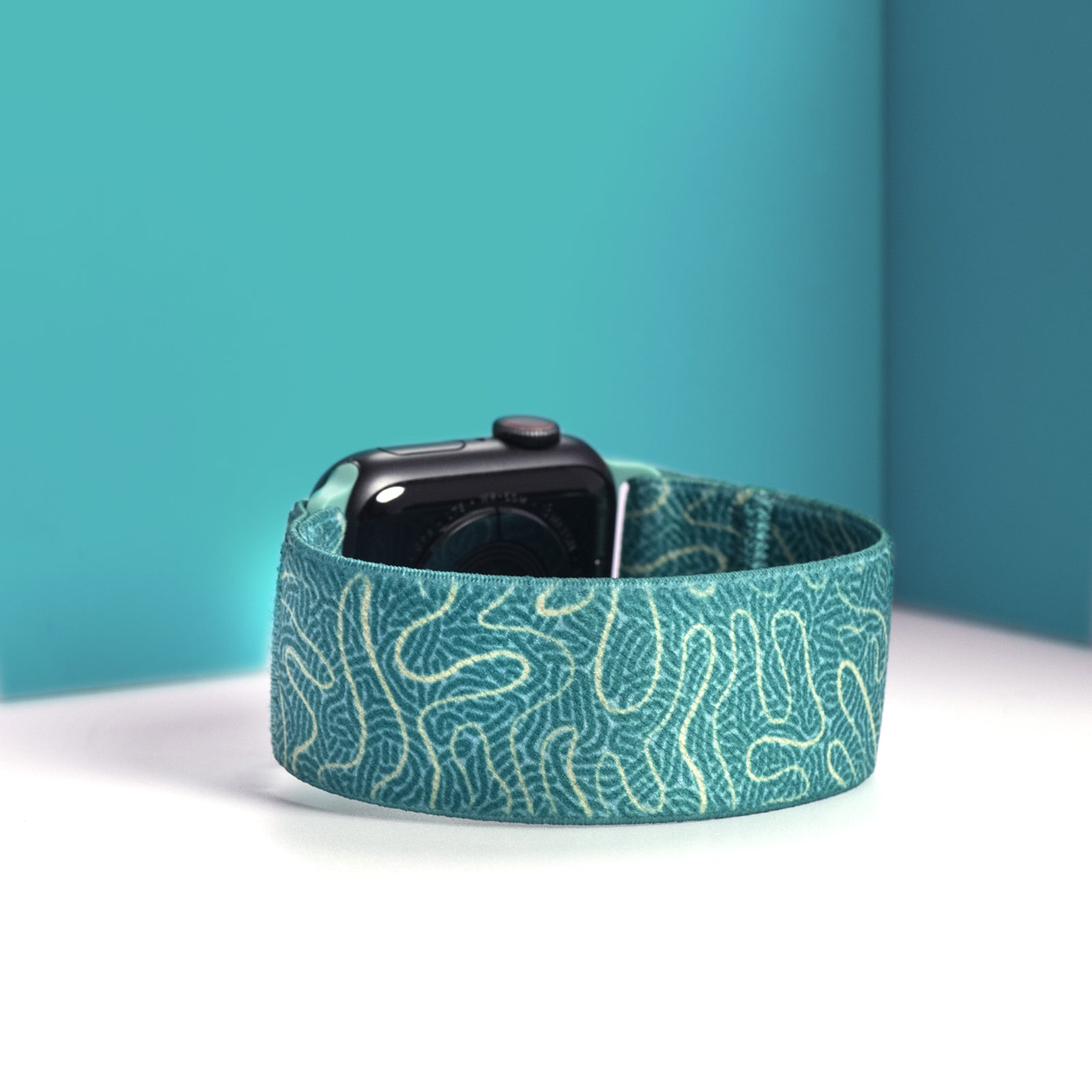 Tefeca Unity Series Elastic Compatible/Replacement Band for Apple Watch/Apple Watch Ultra | Ripple | 38/40/41mm 42/44/45/49mm