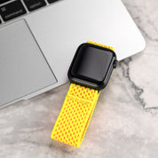 Tefeca Unity Series Elastic Compatible/Replacement Band for Apple Watch/Apple Watch Ultra | Yellow Sunflower | 38/40/41mm 42/44/45/49mm