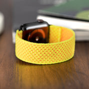 Tefeca Unity Series Elastic Compatible/Replacement Band for Apple Watch/Apple Watch Ultra | Yellow Sunflower | 38/40/41mm 42/44/45/49mm