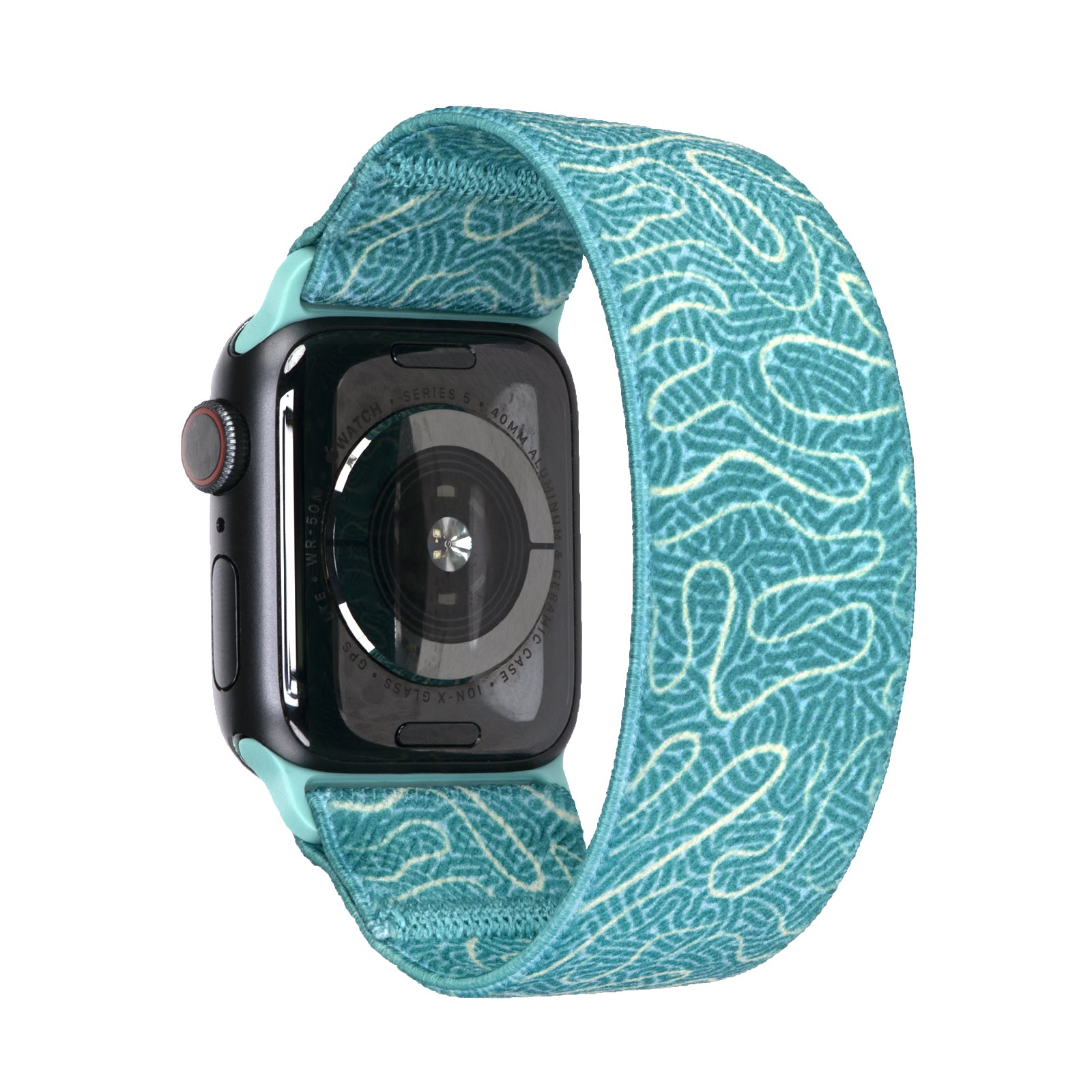 Tefeca Unity Series Elastic Compatible/Replacement Band for Apple Watch/Apple Watch Ultra | Ripple | 38/40/41mm 42/44/45/49mm