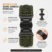 Titan Paracord Band-Army Green