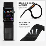 Fortitude USA Flag Band-Nylon Black