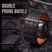 Dual Band-Carbon Fiber Leather
