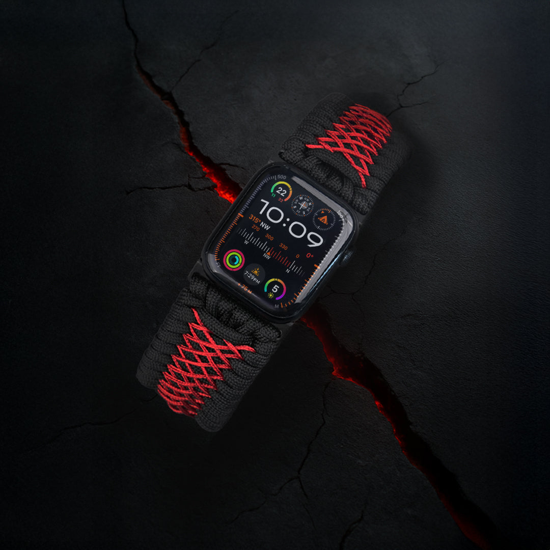 Tefeca Titan Series Paracord Band Compatible with Apple Watch-Pulse