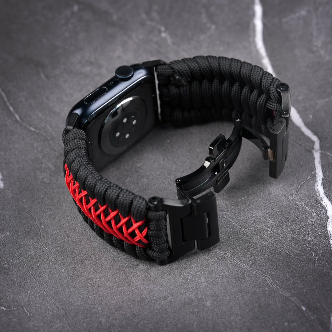 Tefeca Titan Series Paracord Band Compatible with Apple Watch-Pulse