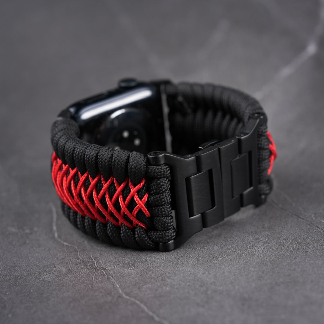Tefeca Titan Series Paracord Band Compatible with Apple Watch-Pulse