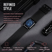 Dual Band Black Adapters-Black Sailcloth