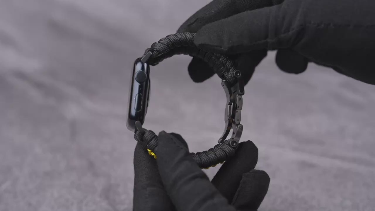 Tefeca Titan Series Paracord Band Compatible with Apple Watch-Volt
