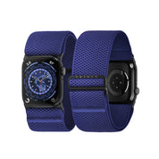 Tefeca Edge Series Stretchy Band Compatible with Apple Watch Ultra/Ultra2 / Hyper Blue | Ultra Wide for 42/44/45/49mm - Tefeca