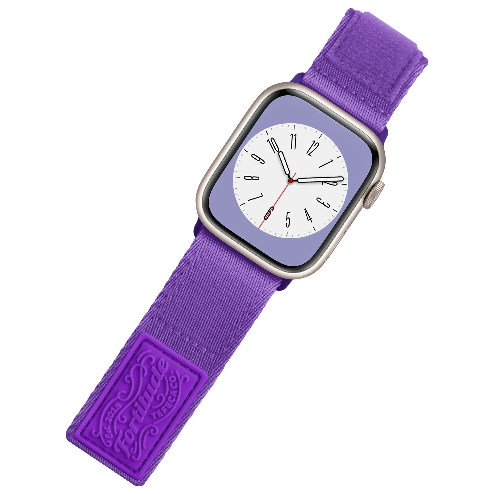 Tefeca Fortitude Series Hook and Loop Band for Apple Watch / Apple Watch Ultra / Lavender - Tefeca