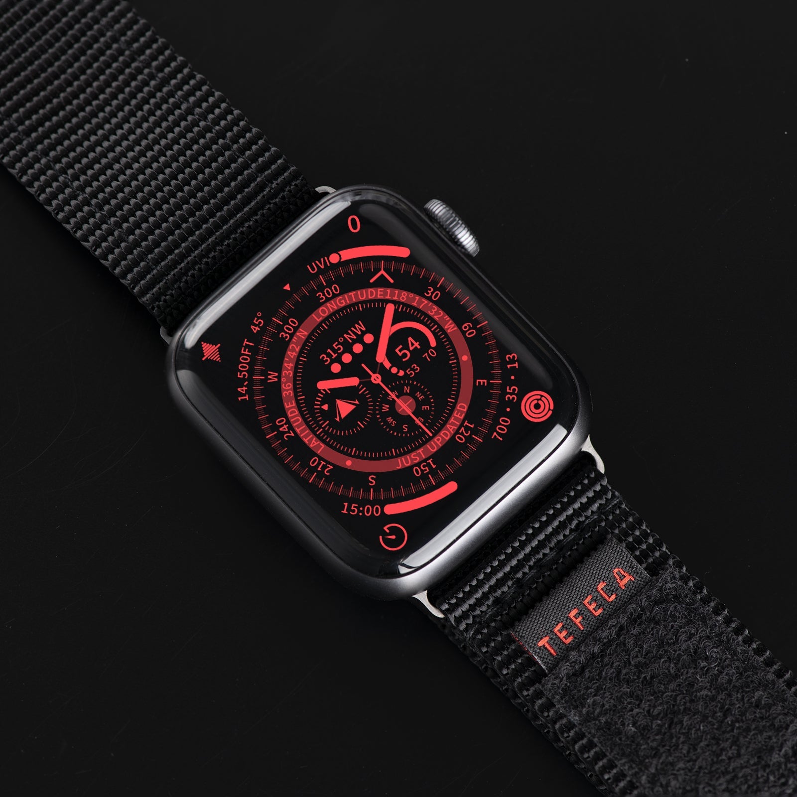 Apple Watch Ultra | Nylon Black - Tefeca