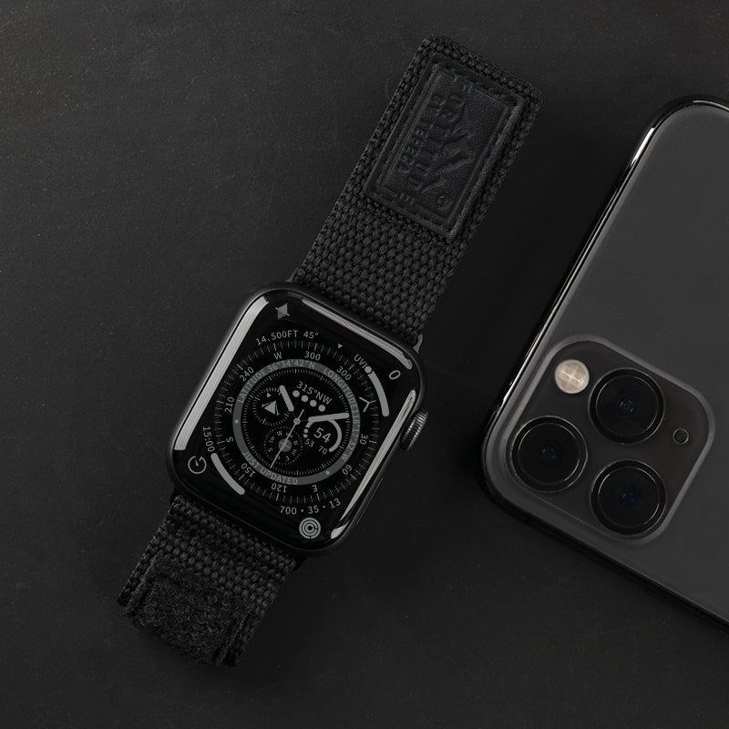 Apple Watch Ultra | Canvas Black label - Tefeca