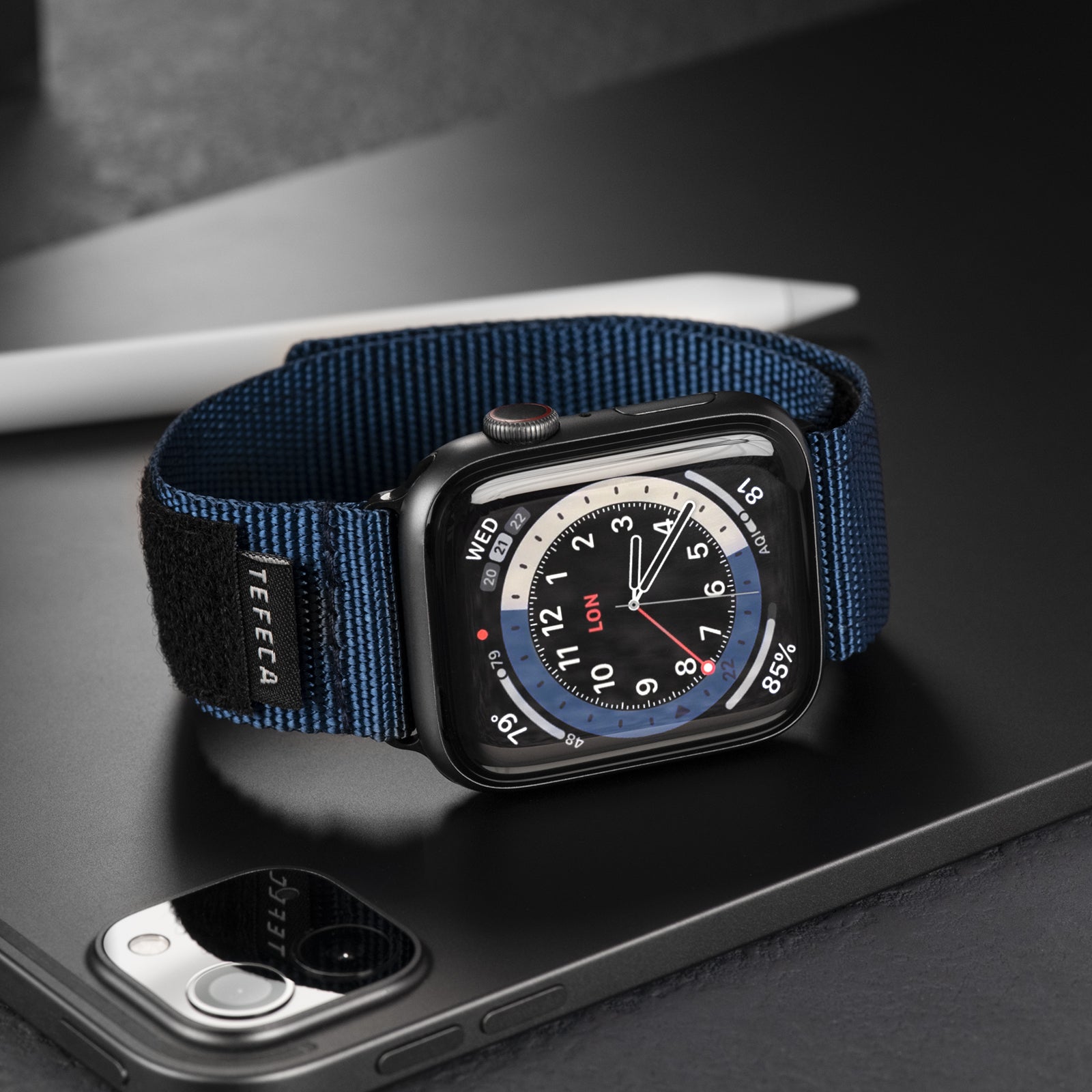 Apple Watch Ultra | Nylon Blue - Tefeca