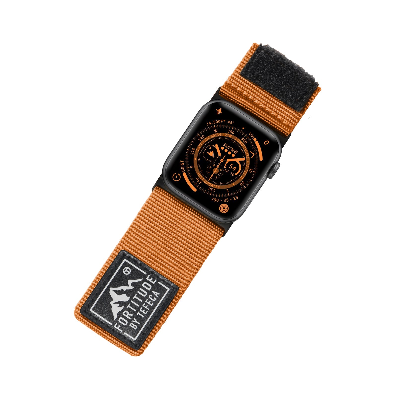 Apple Watch Ultra | Ultra Wide Light Orange Nylon - Tefeca