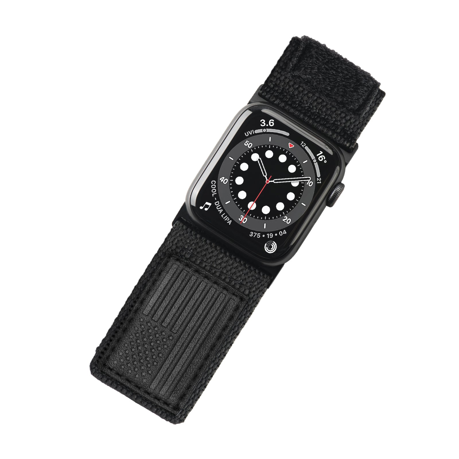 Apple Watch Ultra | Canvas Black USA Flag - Tefeca