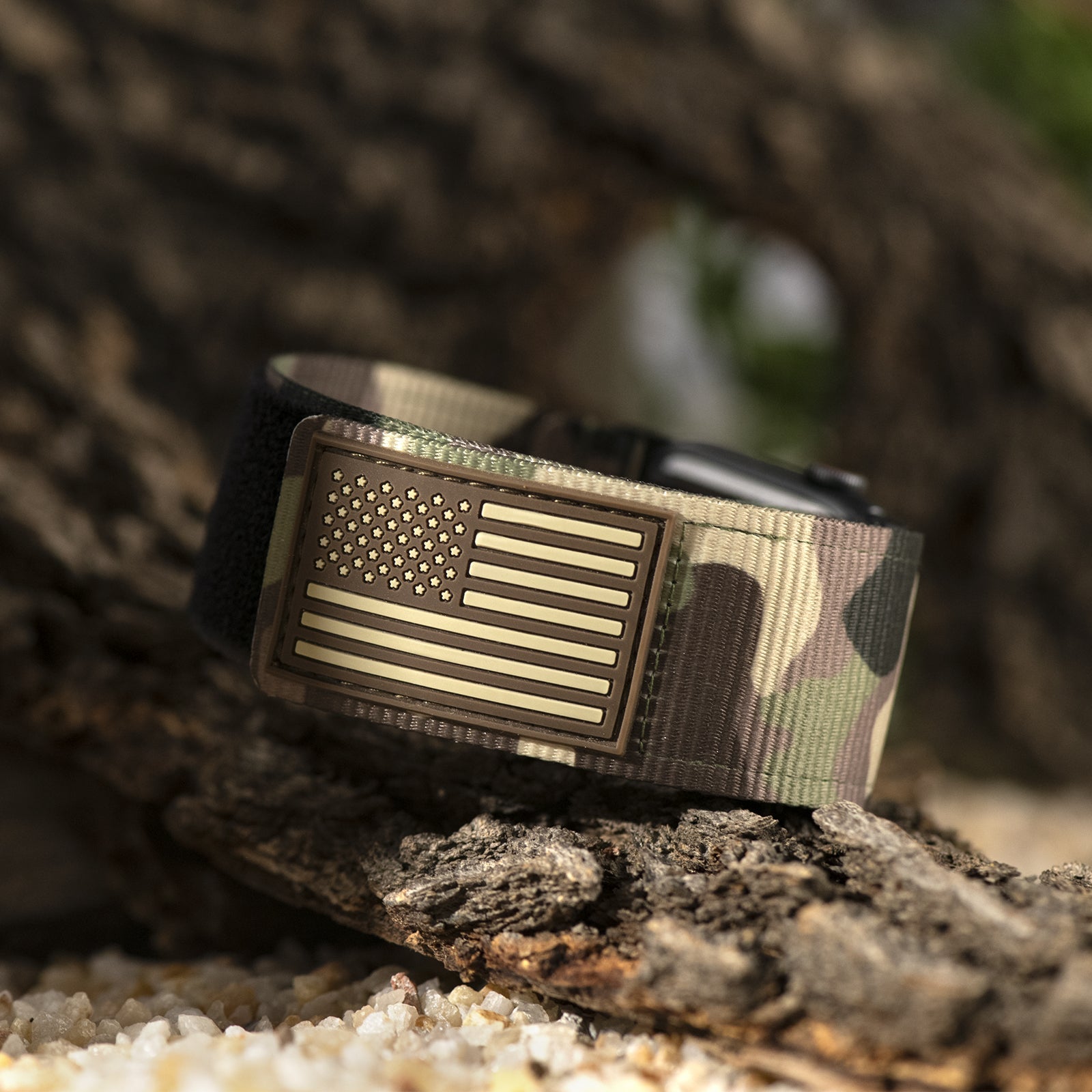 Apple Watch Ultra | Nylon USA Flag Camo - Tefeca