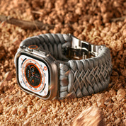 Tefeca Titan Series Paracord Band Compatible with Apple Watch (Gray 49/45/44/42mm) - Tefeca