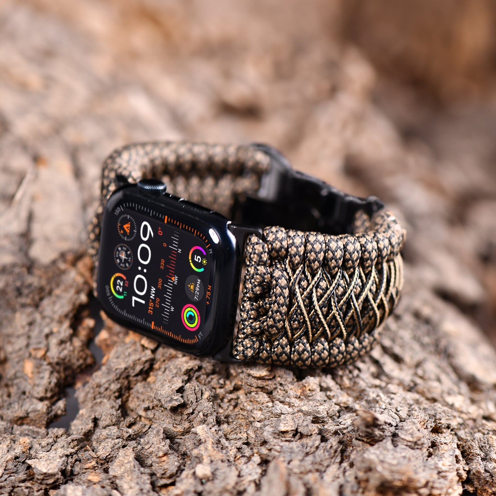 Tefeca Titan Series Paracord Band Compatible with Apple Watch (Viper 49/46/45/44mm) - Tefeca