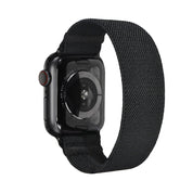 Tefeca Unity Series Elastic Compatible/Replacement Band for Apple Watch/Apple Watch Ultra | Black Colored | 38/40/41mm 42/44/45/49mm - Tefeca