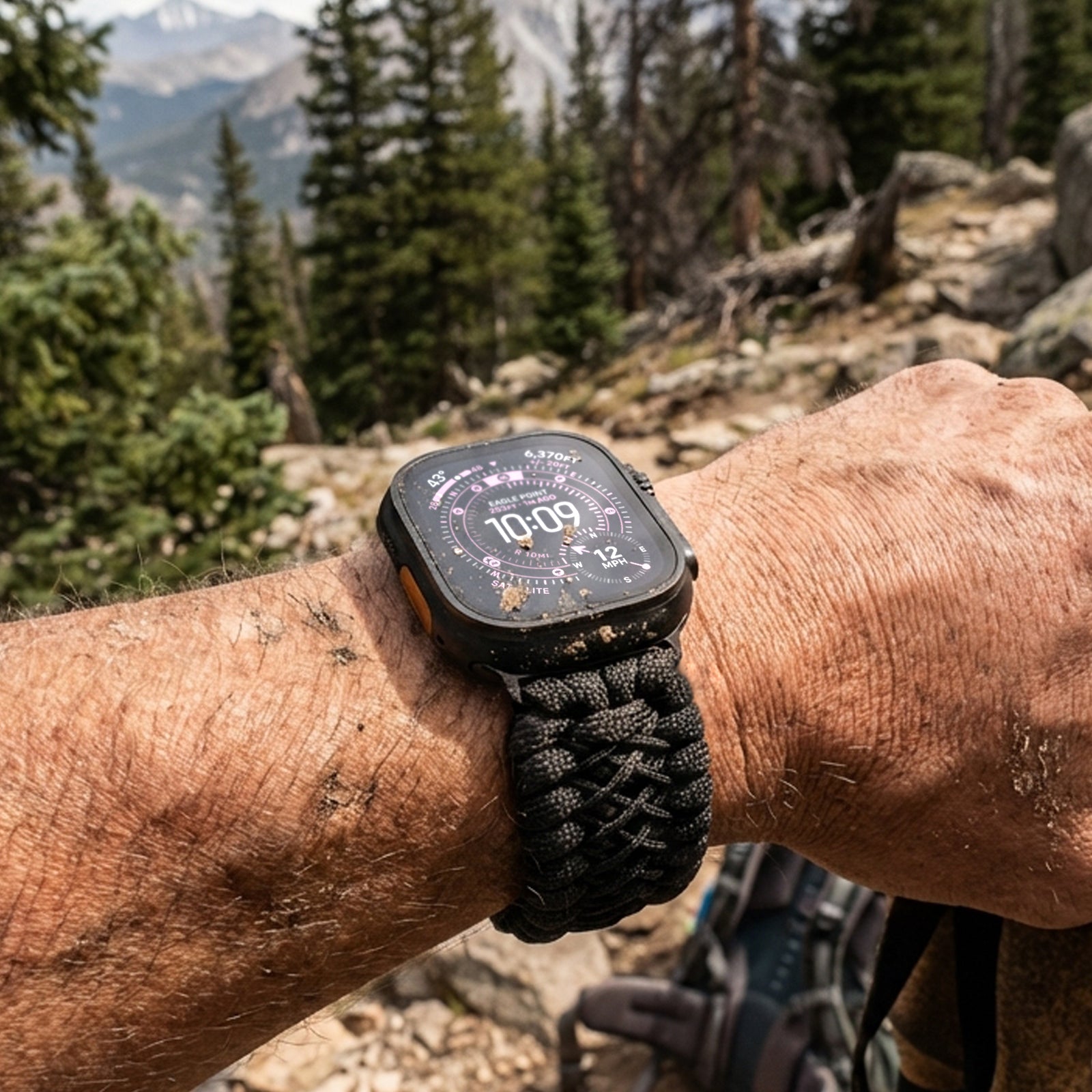 Titan Standard Wide Paracord Band-Black