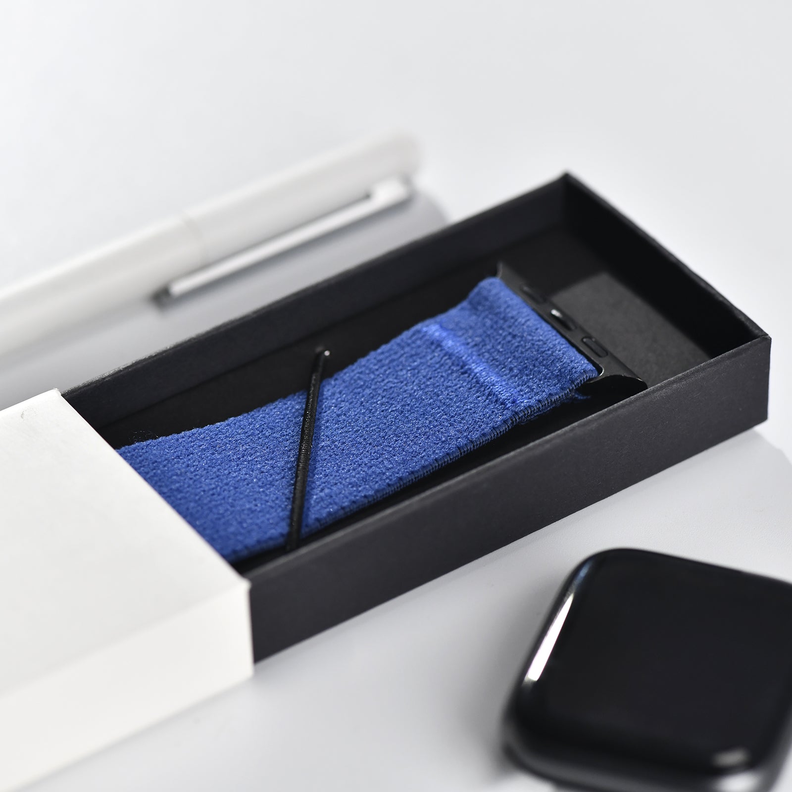 Tefeca Unity Series Elastic Compatible/Replacement Band for Apple Watch/Apple Watch Ultra| Blue Plush | 38/40/41mm 42/44/45mm