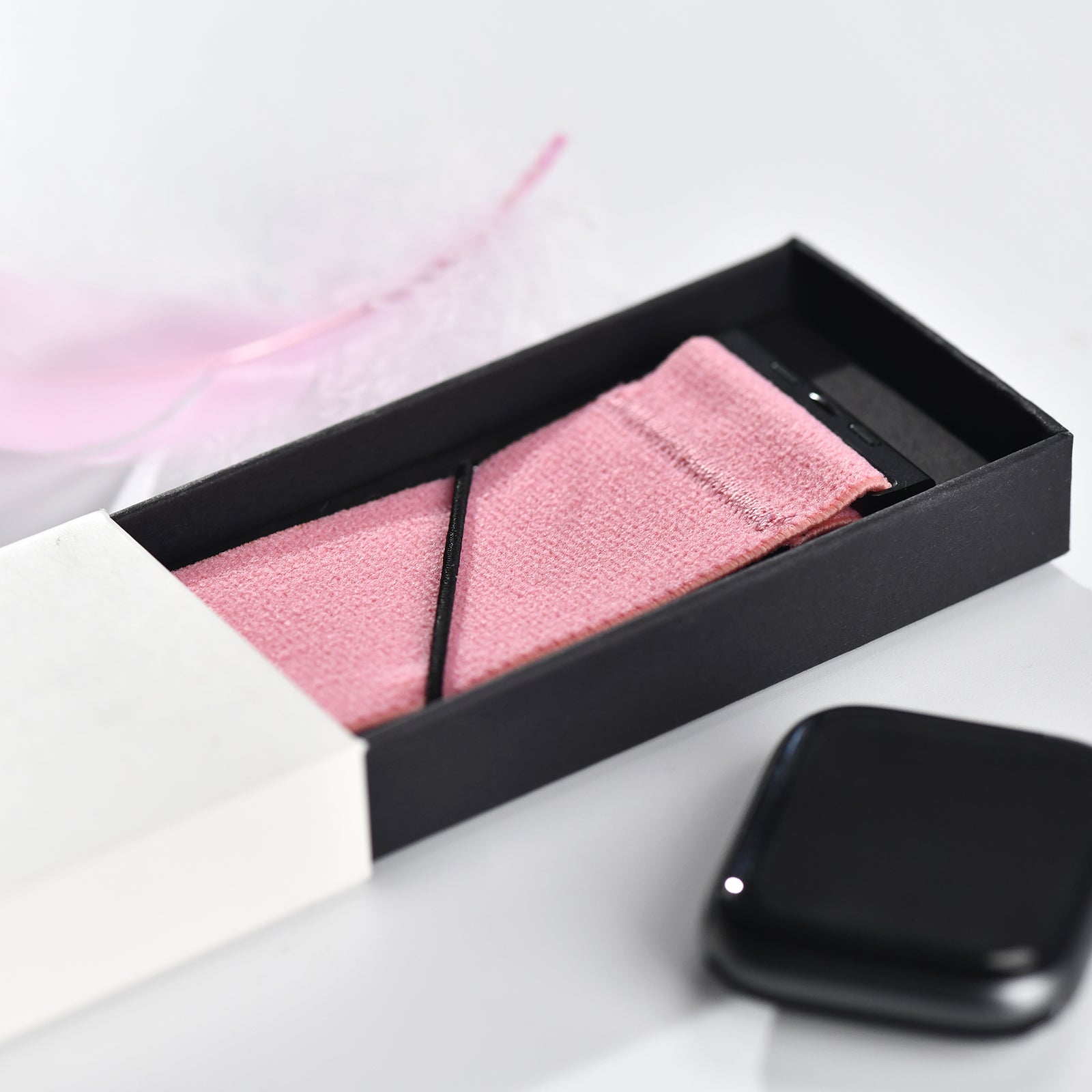 Tefeca Unity Series Elastic Compatible/Replacement Band for Apple Watch/Apple Watch Ultra | Pink Plush | 38/40/41mm 42/44/45mm