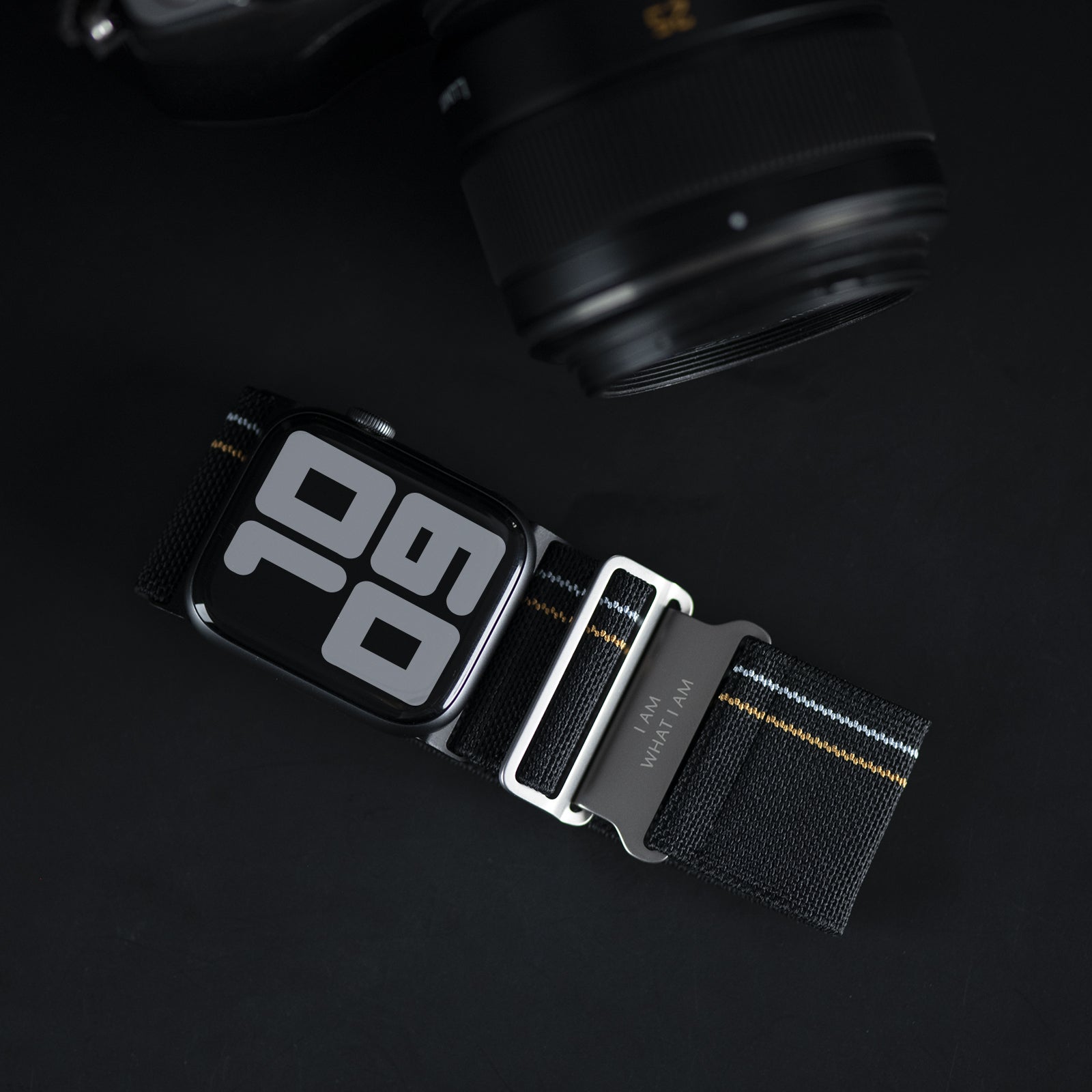 Tefeca Ultra Wide Adjustable Hook Buckle Elastic Band For Apple Watch /Apple Watch Ultra 42/44/45mm | Customizable Version