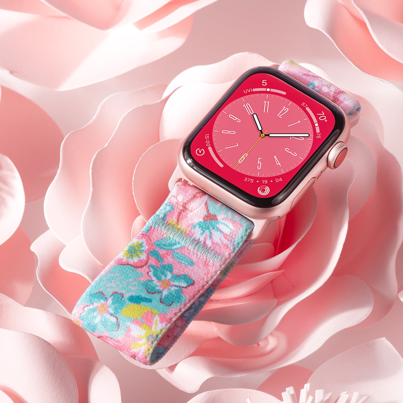 Cute Butterfly Flower Leather Band For Apple Watch Ultra 49mm 7 8
