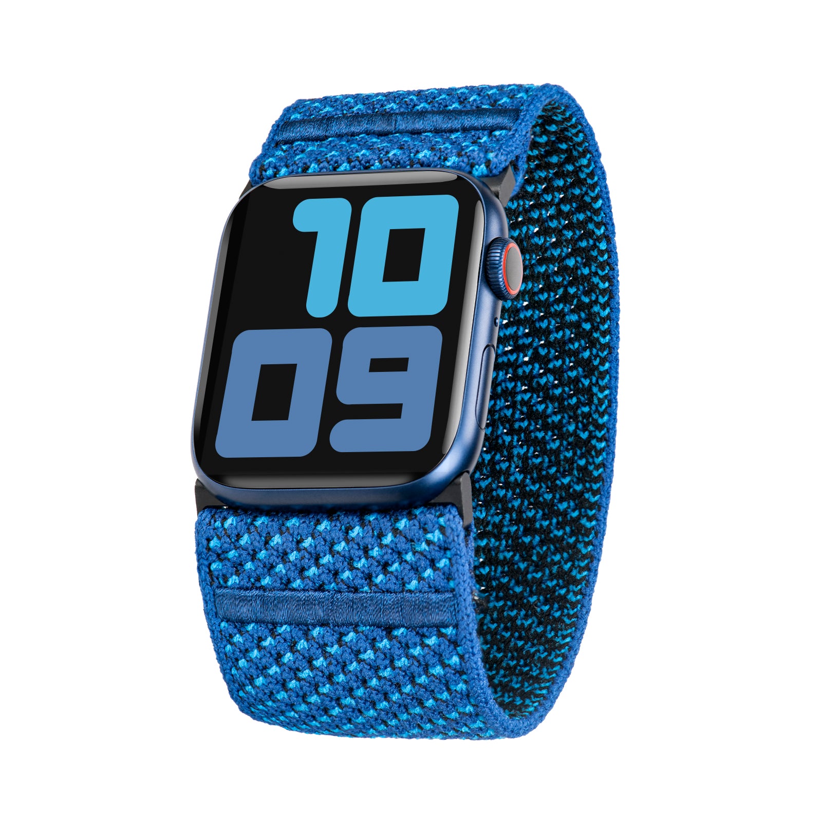 Tefeca Unity Series Elastic Compatible/Replacement Band for Apple Watch/Apple Watch Ultra | Blue Summer | 38/40/41mm 42/44/45mm