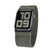 Tefeca Unity Series Elastic Compatible/Replacement Band for Apple Watch/Apple Watch Ultra | Army Green Plush | 38/40/41mm 42/44/45mm