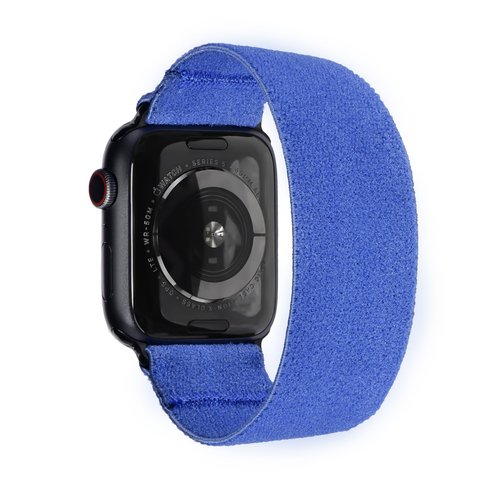 Tefeca Unity Series Elastic Compatible/Replacement Band for Apple Watch/Apple Watch Ultra| Blue Plush | 38/40/41mm 42/44/45mm