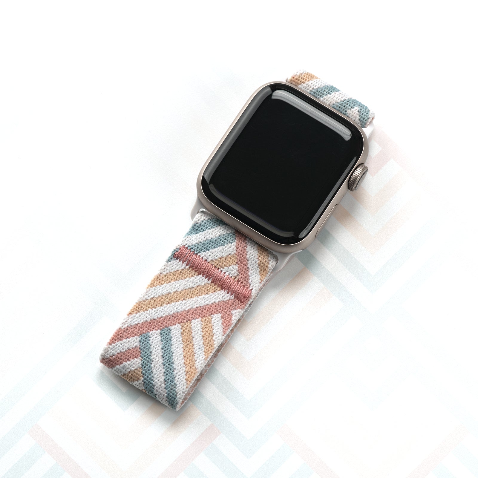 Brown Checkered Apple Watch Band 41mm 45mm 40mm 38mm 42mm 44mm