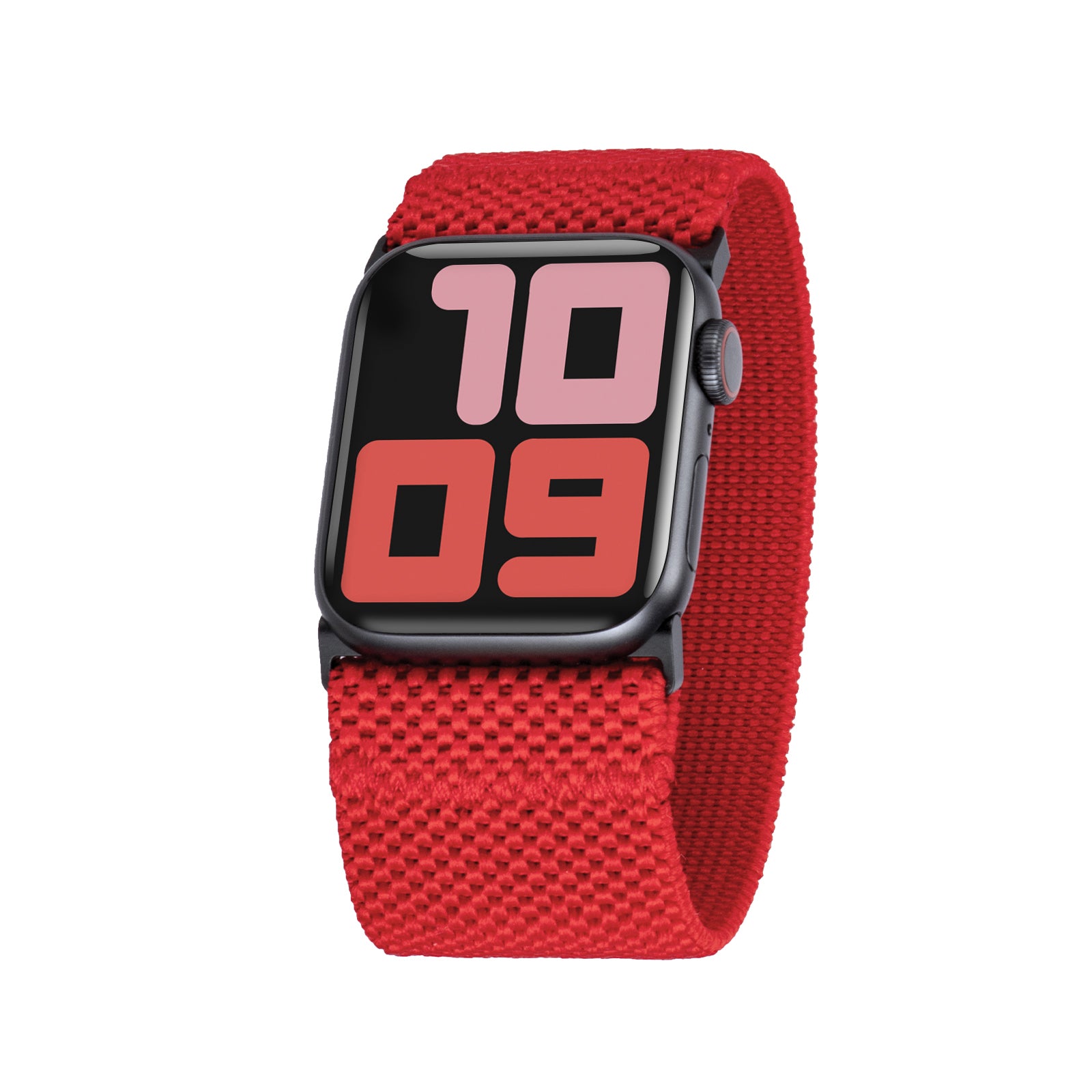 Tefeca Unity Series Elastic Compatible/Replacement Band for Apple Watch/Apple Watch Ultra | Red | 38/40/41mm 42/44/45/49mm